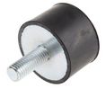 Anti-vibrationsfäste, 108kg, M10, Gummi